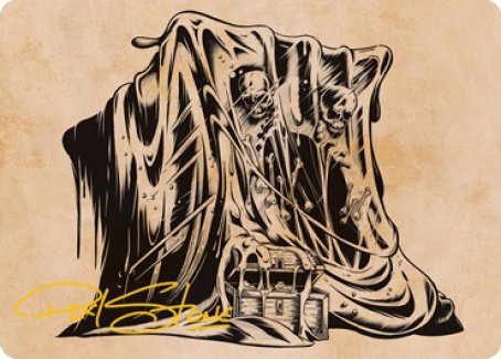 Gelatinous Cube (Showcase) Art Card (Gold-Stamped Signature) [Dungeons & Dragons: Adventures in the Forgotten Realms Art Series]-1