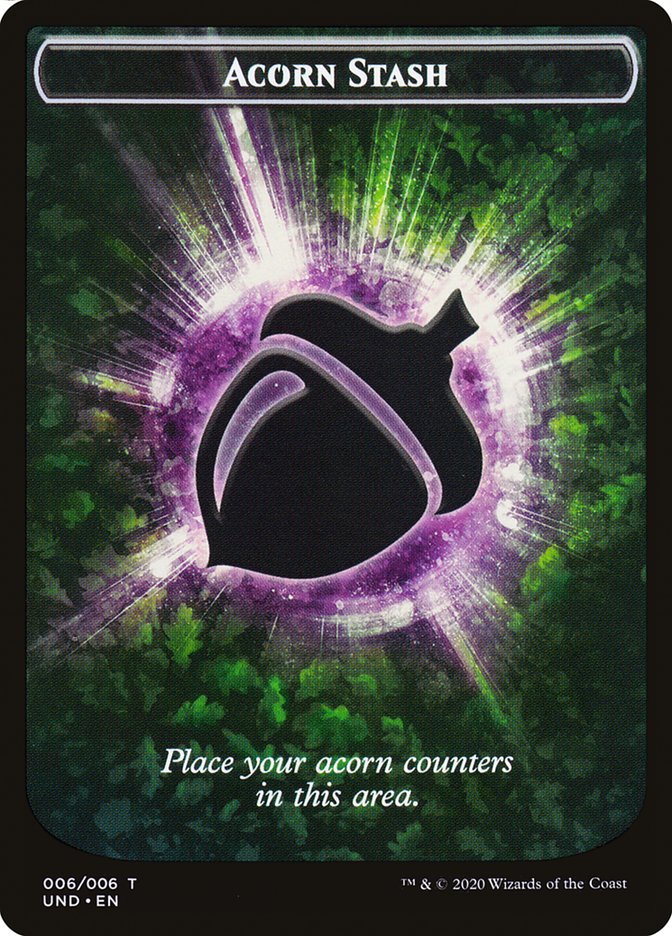 Giant Teddy Bear // Acorn Stash Double-Sided Token [Unsanctioned Tokens]-2