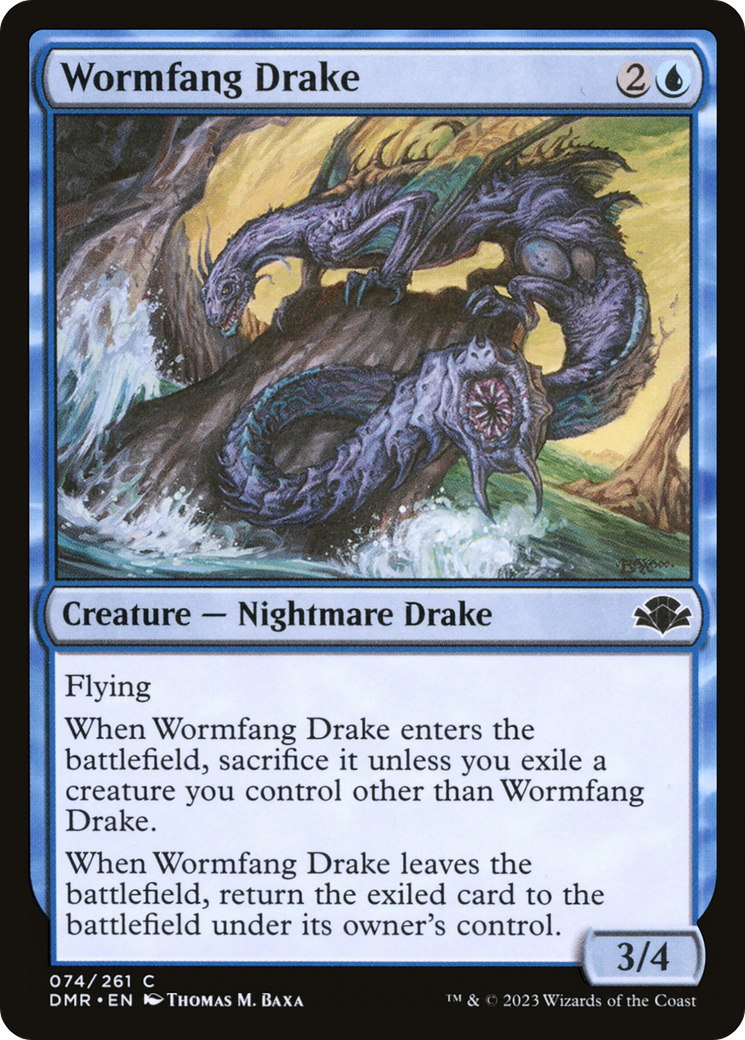 Wormfang Drake [Dominaria Remastered]-1
