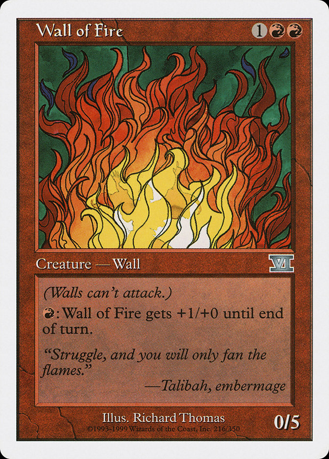 Wall of Fire [Classic Sixth Edition]-1