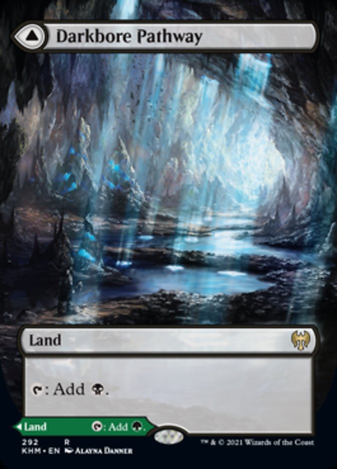 Darkbore Pathway // Slitherbore Pathway (Borderless Alternate Art) [Kaldheim]-1