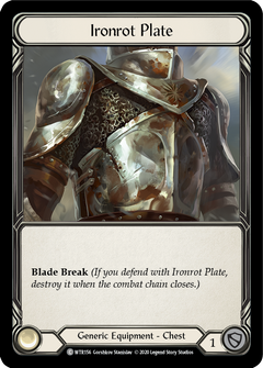 Ironrot Plate [U-WTR156] (Welcome to Rathe Unlimited)  Unlimited Rainbow Foil-1