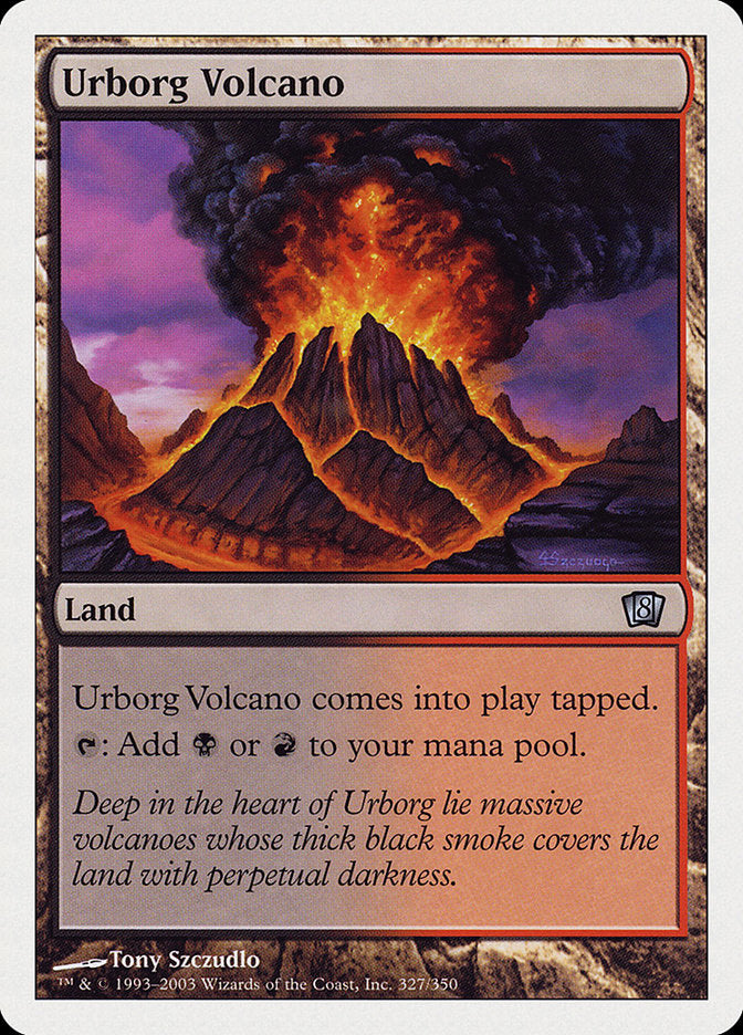 Urborg Volcano [Eighth Edition]-1