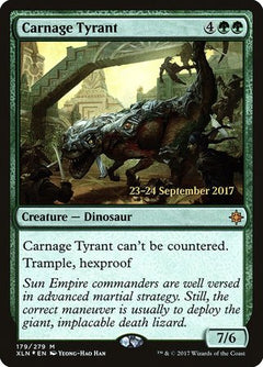 Carnage Tyrant [Ixalan Promos]-1
