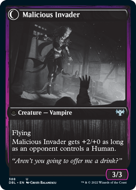Innocent Traveler // Malicious Invader [Innistrad: Double Feature]-2