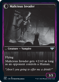 Innocent Traveler // Malicious Invader [Innistrad: Double Feature]-2