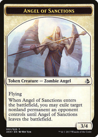 Angel of Sanctions Token [Amonkhet Tokens]-1