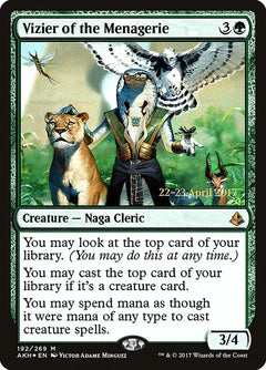 Vizier of the Menagerie [Amonkhet Prerelease Promos]-1