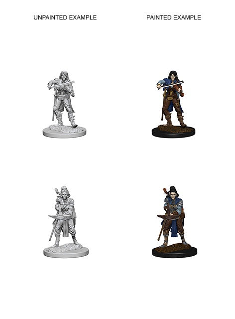 Pathfinder Deep Cuts Unpainted Miniatures Elf Female Bard-1