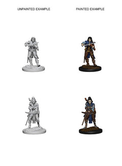 Pathfinder Deep Cuts Unpainted Miniatures Elf Female Bard-1