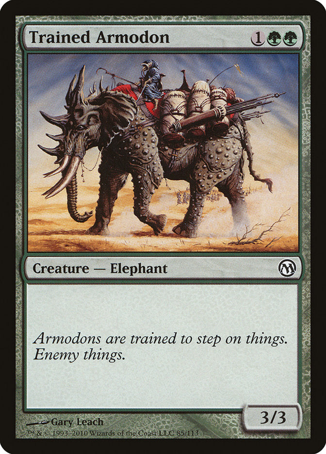 Trained Armodon [Duels of the Planeswalkers]-1