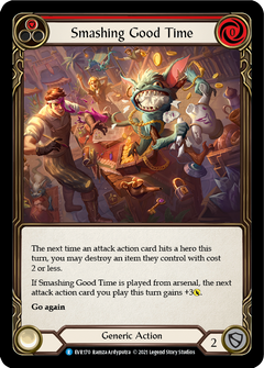 Smashing Good Time (Red) [EVR170] (Everfest)  1st Edition Rainbow Foil-1