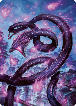 Junji, the Midnight Sky 2 Art Card [Kamigawa: Neon Dynasty Art Series]-1
