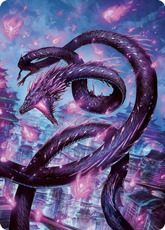 Junji, the Midnight Sky 2 Art Card [Kamigawa: Neon Dynasty Art Series]-1