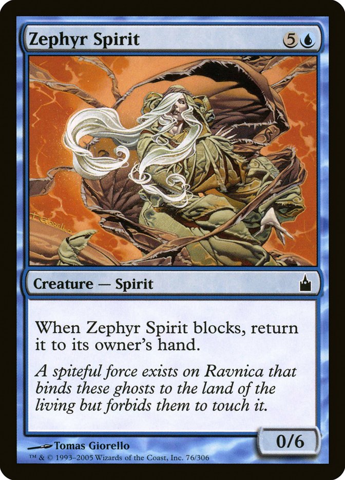 Zephyr Spirit [Ravnica: City of Guilds]-1