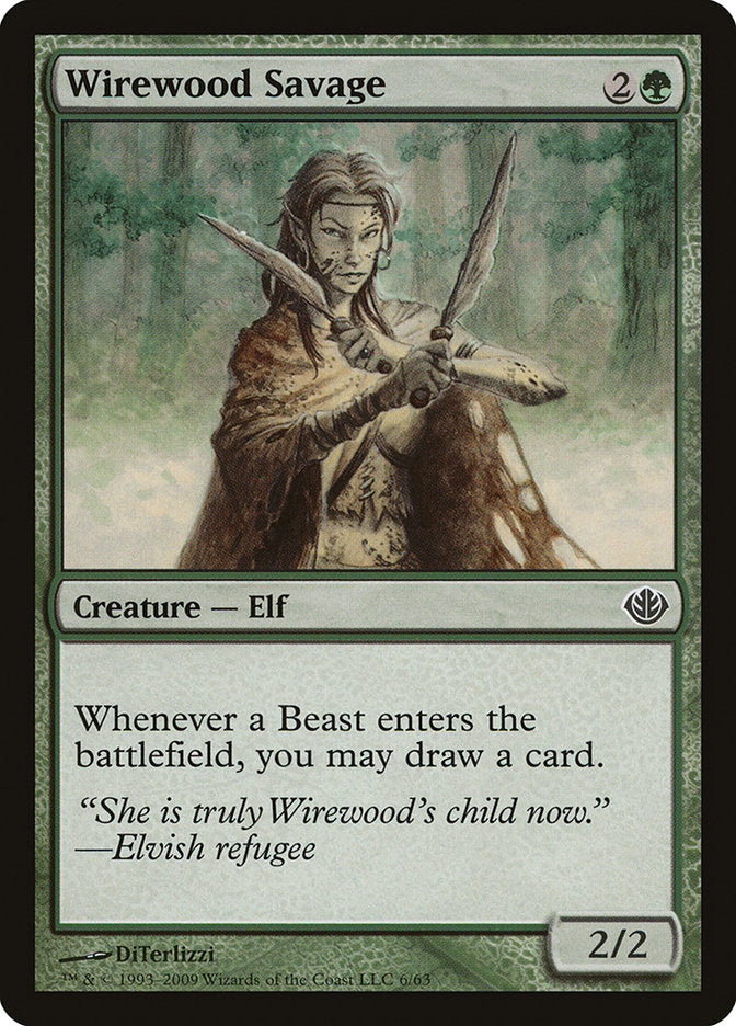 Wirewood Savage [Duel Decks: Garruk vs. Liliana]-1