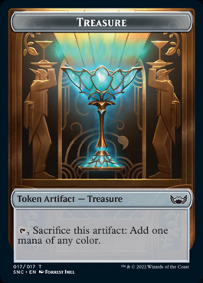 Treasure Token (017) [Streets of New Capenna Tokens]-1