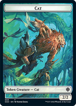 Insect // Cat Double-Sided Token [Starter Commander Decks]-2