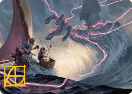 Hall of Storm Giants Art Card (Gold-Stamped Signature) [Dungeons & Dragons: Adventures in the Forgotten Realms Art Series]-1