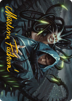 Phyrexian Arena Art Card (Gold-Stamped Signature) [Phyrexia: All Will Be One Art Series]-1