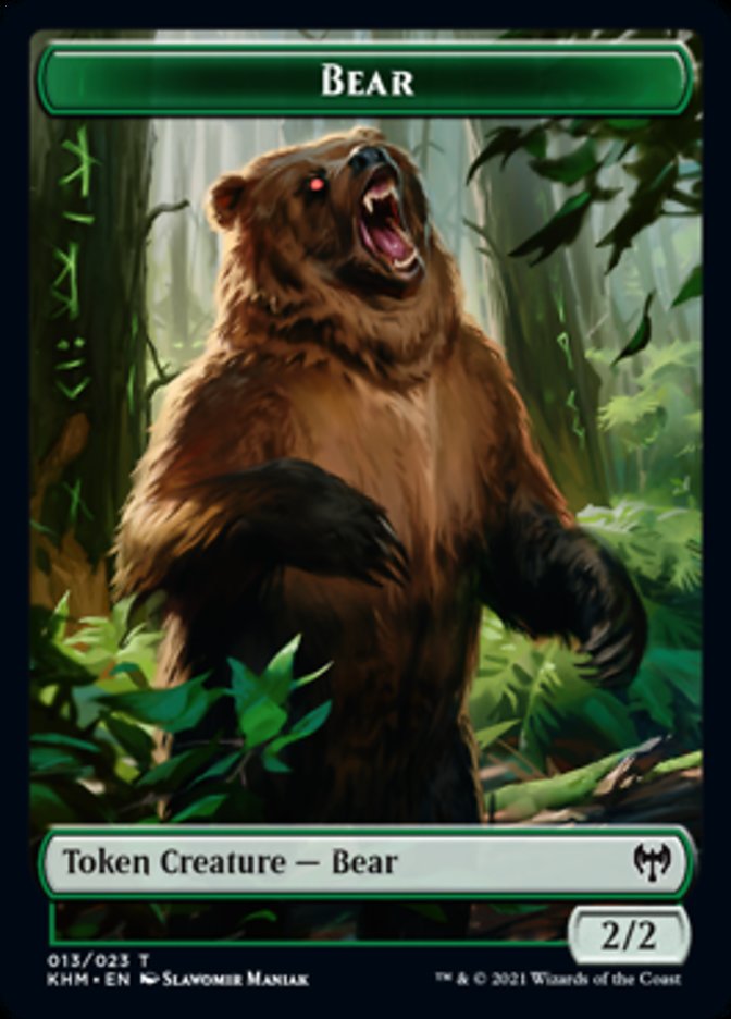 Bear Token [Kaldheim Tokens]-1