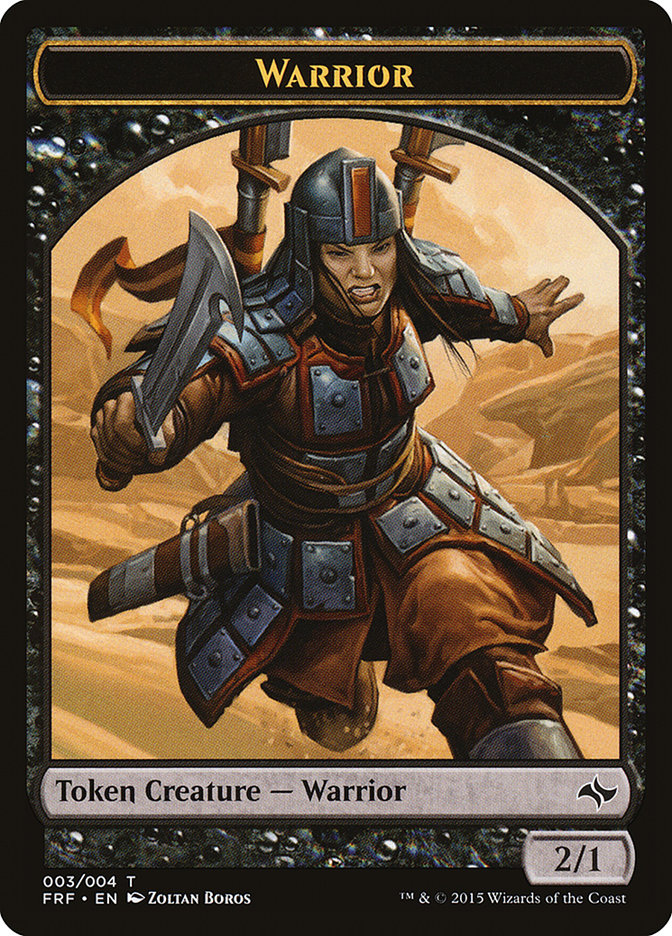 Warrior Token [Fate Reforged Tokens]-1