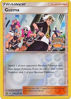 Guzma (115a/147) (Regional Championship Promo Staff) [Sun & Moon: Burning Shadows]-1