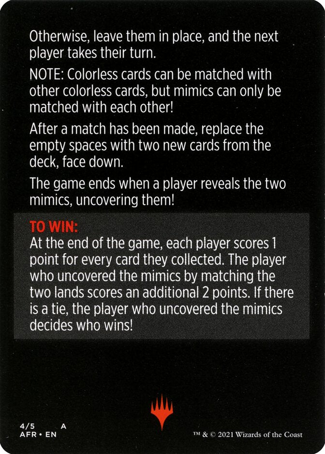 Mimic Match (Magic Minigame) [Dungeons & Dragons: Adventures in the Forgotten Realms Minigame]-2