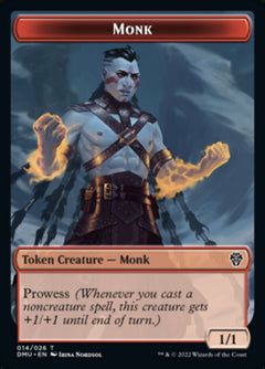 Soldier // Monk Double-Sided Token [Dominaria United Tokens]-2