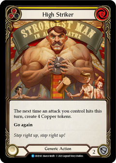High Striker (Yellow) [EVR165] (Everfest)  1st Edition Rainbow Foil-1