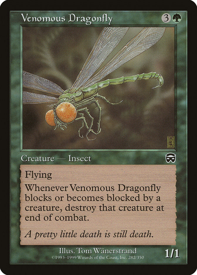 Venomous Dragonfly [Mercadian Masques]-1