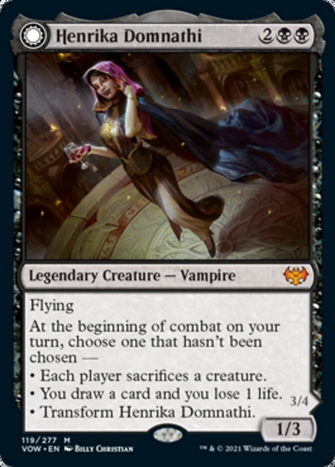 Henrika Domnathi // Henrika, Infernal Seer [Innistrad: Crimson Vow]-1