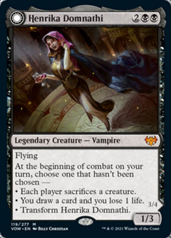 Henrika Domnathi // Henrika, Infernal Seer [Innistrad: Crimson Vow]-1