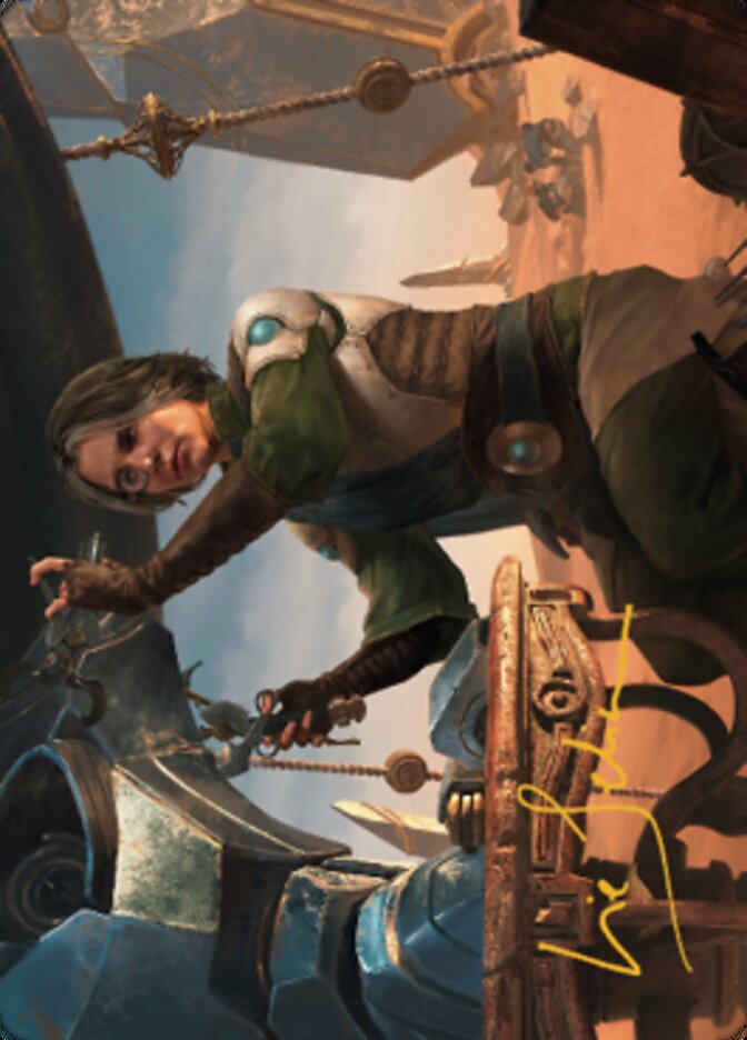 Tocasia, Dig Site Mentor Art Card (Gold-Stamped Signature) [The Brothers' War Art Series]-1