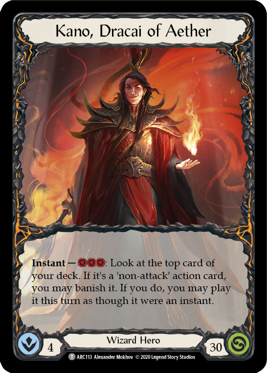 Kano, Dracai of Aether [U-ARC113] (Arcane Rising Unlimited)  Unlimited Normal-1