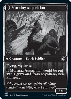 Mourning Patrol // Morning Apparition [Innistrad: Double Feature]-2