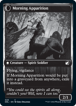 Mourning Patrol // Morning Apparition [Innistrad: Double Feature]-2