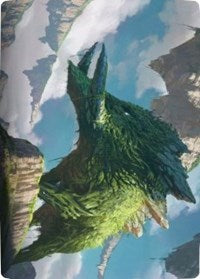 Yasharn, Implacable Earth Art Card [Zendikar Rising Art Series]-1
