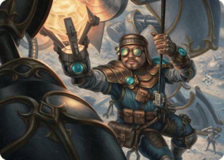 Powerstone Engineer Art Card [The Brothers' War Art Series]-1