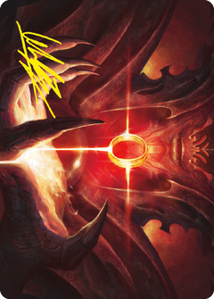 Sol Ring Art Card (Gold-Stamped Signature) [The Lord of the Rings: Tales of Middle-earth Art Series]-1