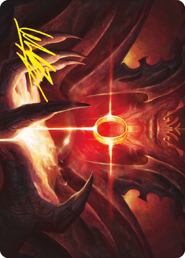 Sol Ring Art Card (Gold-Stamped Signature) [The Lord of the Rings: Tales of Middle-earth Art Series]-1