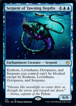 Serpent of Yawning Depths [Theros Beyond Death]-1