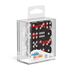 Oakie Doakie Dice D6 16 mm Enclave - Ruby (12)-1