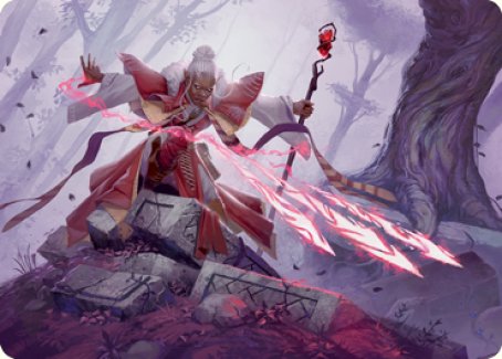 Magic Missile Art Card [Dungeons & Dragons: Adventures in the Forgotten Realms Art Series]-1