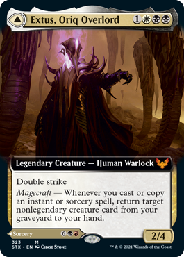 Extus, Oriq Overlord // Awaken the Blood Avatar (Extended Art) [Strixhaven: School of Mages]-1