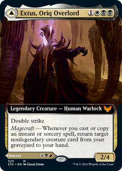 Extus, Oriq Overlord // Awaken the Blood Avatar (Extended Art) [Strixhaven: School of Mages]-1