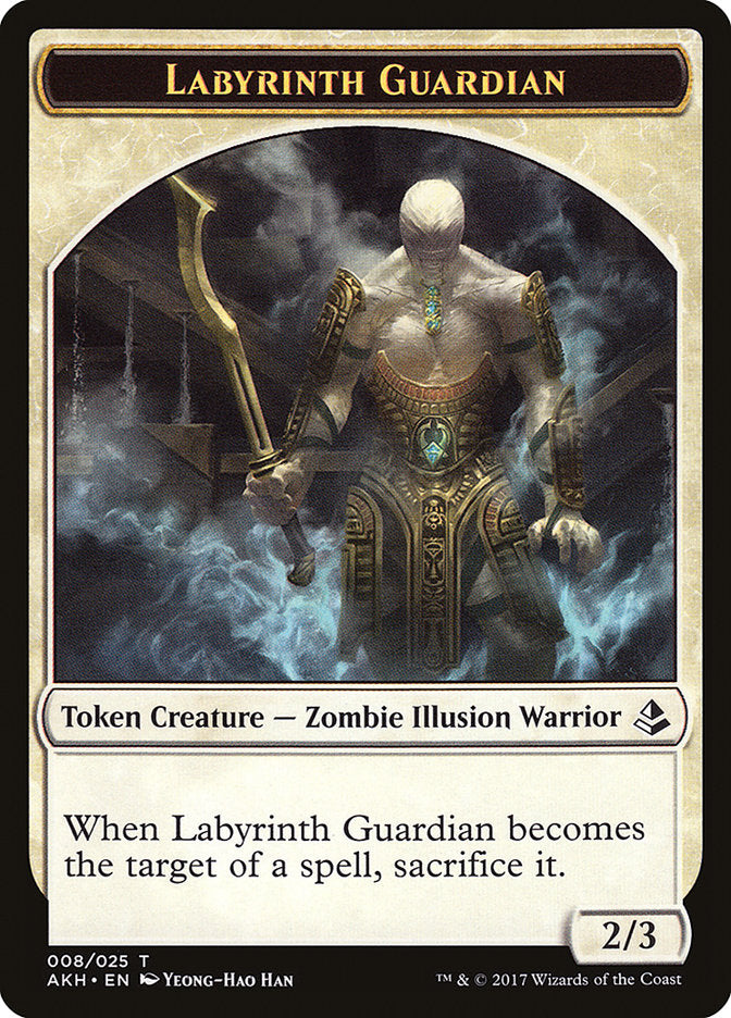Labyrinth Guardian // Insect Double-Sided Token [Amonkhet Tokens]-1
