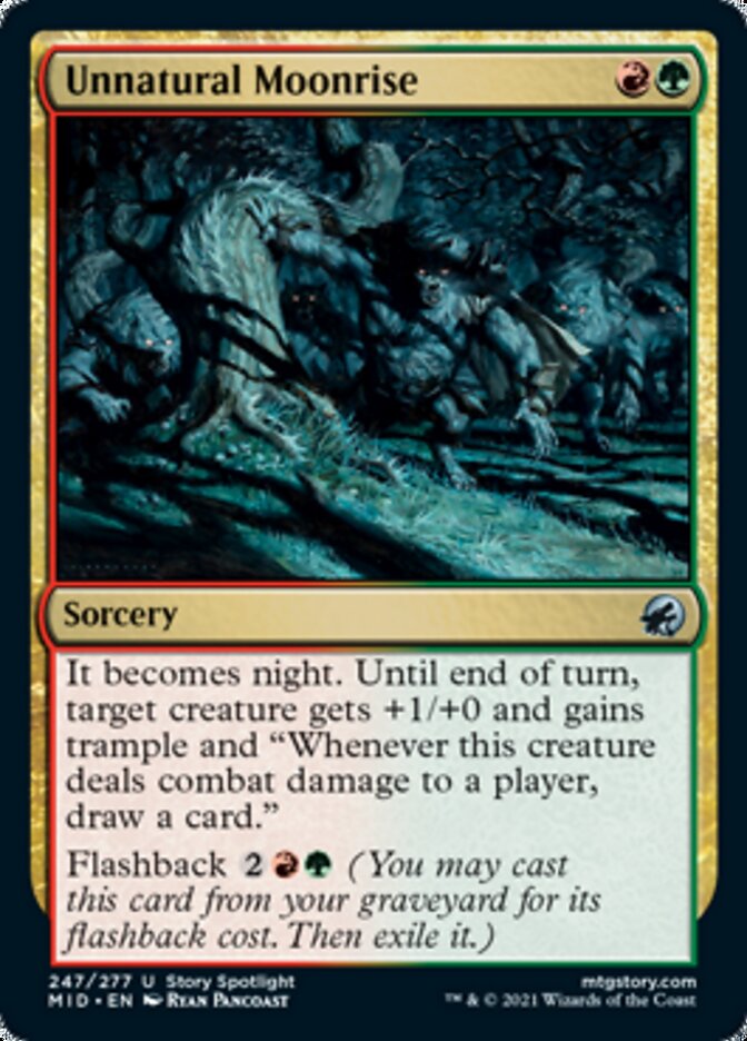 Unnatural Moonrise [Innistrad: Midnight Hunt]-1