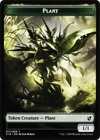Plant // Morph Double-Sided Token [Commander 2019 Tokens]-1
