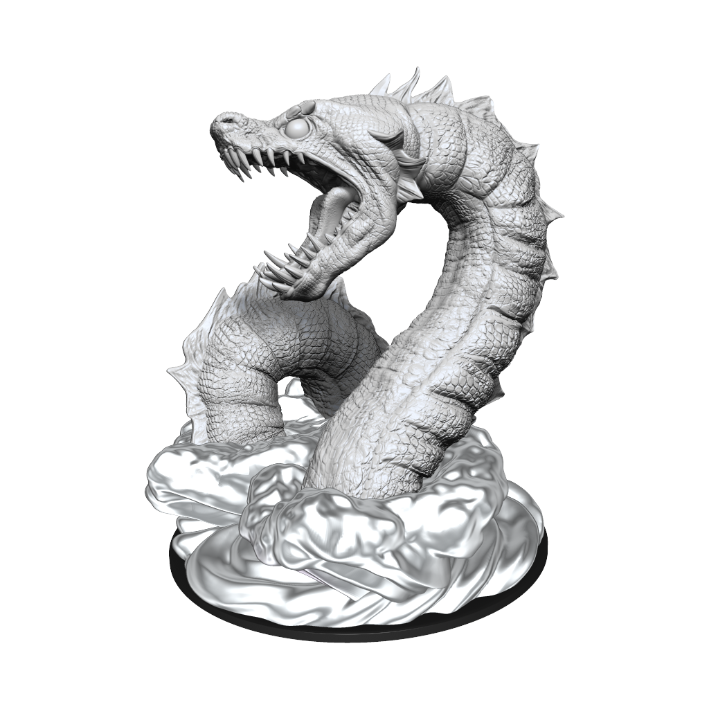 Critical Role Unpainted Miniatures Swavain Basilisk-1